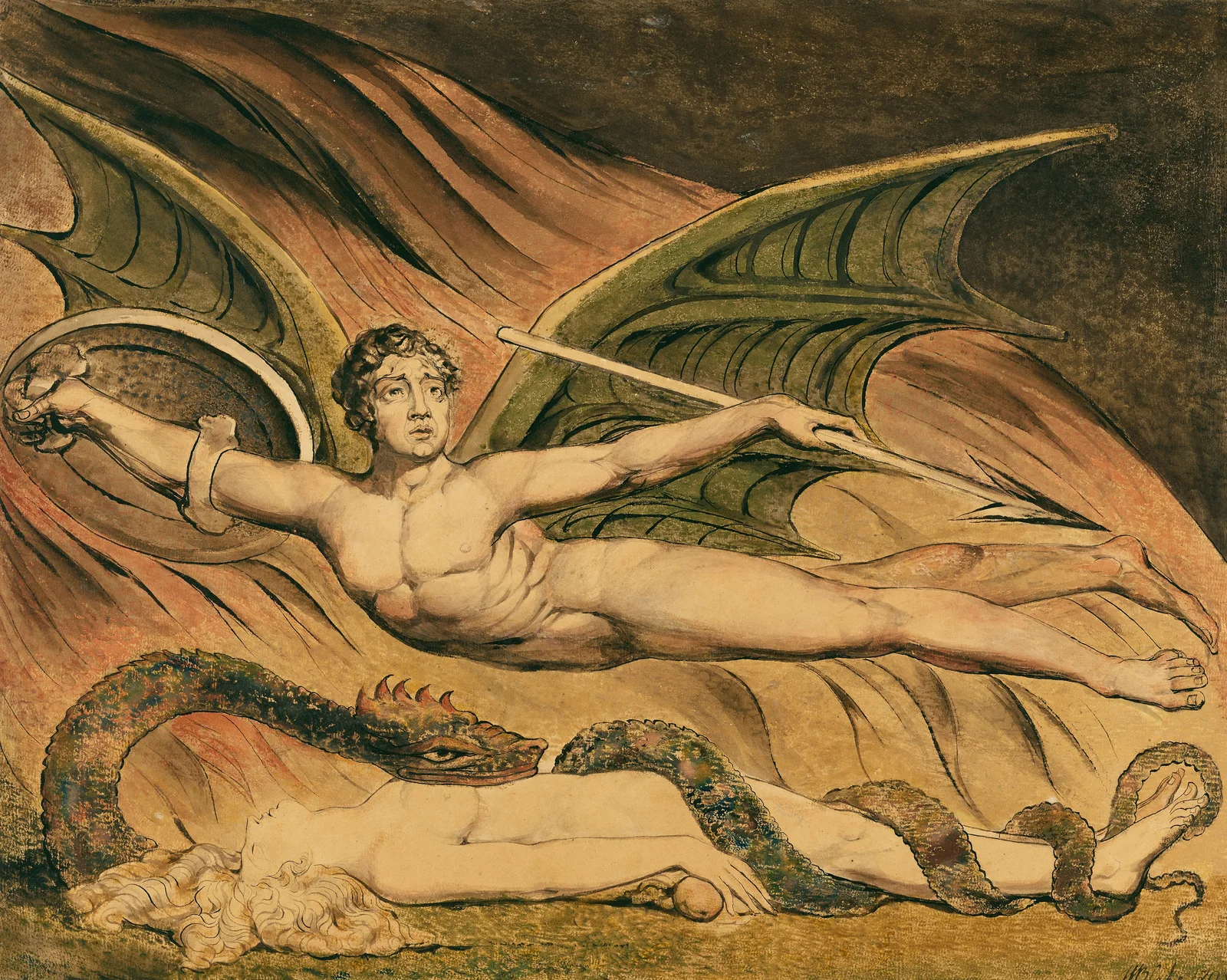 Satan Exulting over Eve av William Blake