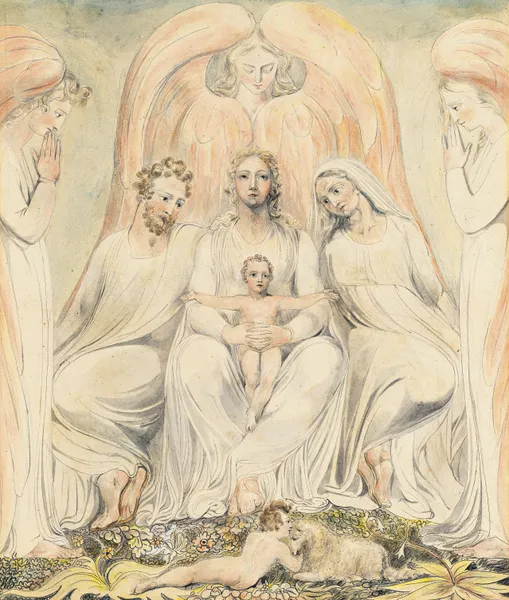 The Holy Family (also known as Christ in the Lap of Truth), 1805 – nr 2 av William Blake