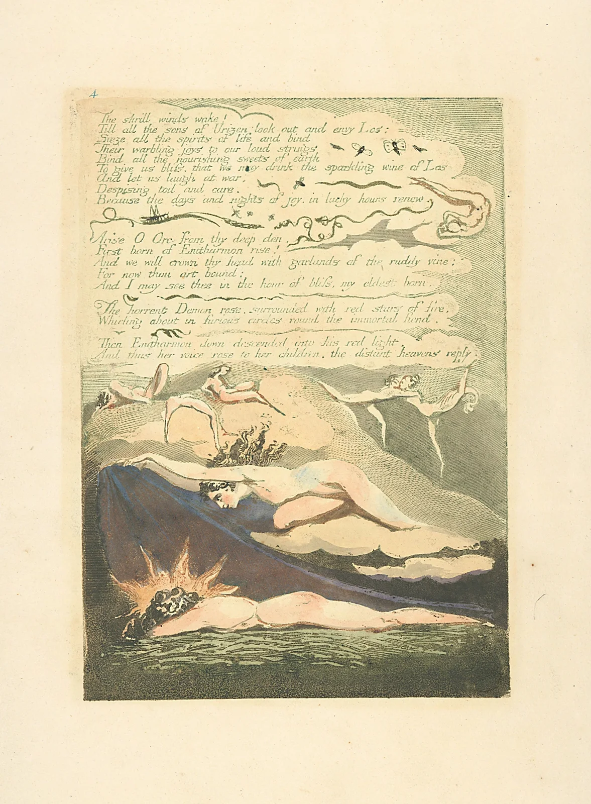 The shrill winds wake! av William Blake