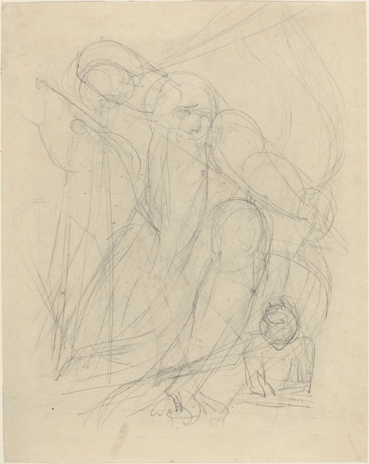 Time’s Triple Bow (recto) av William Blake