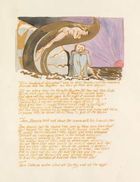 Visions of the daughters of Albion Pl. 06 av William Blake