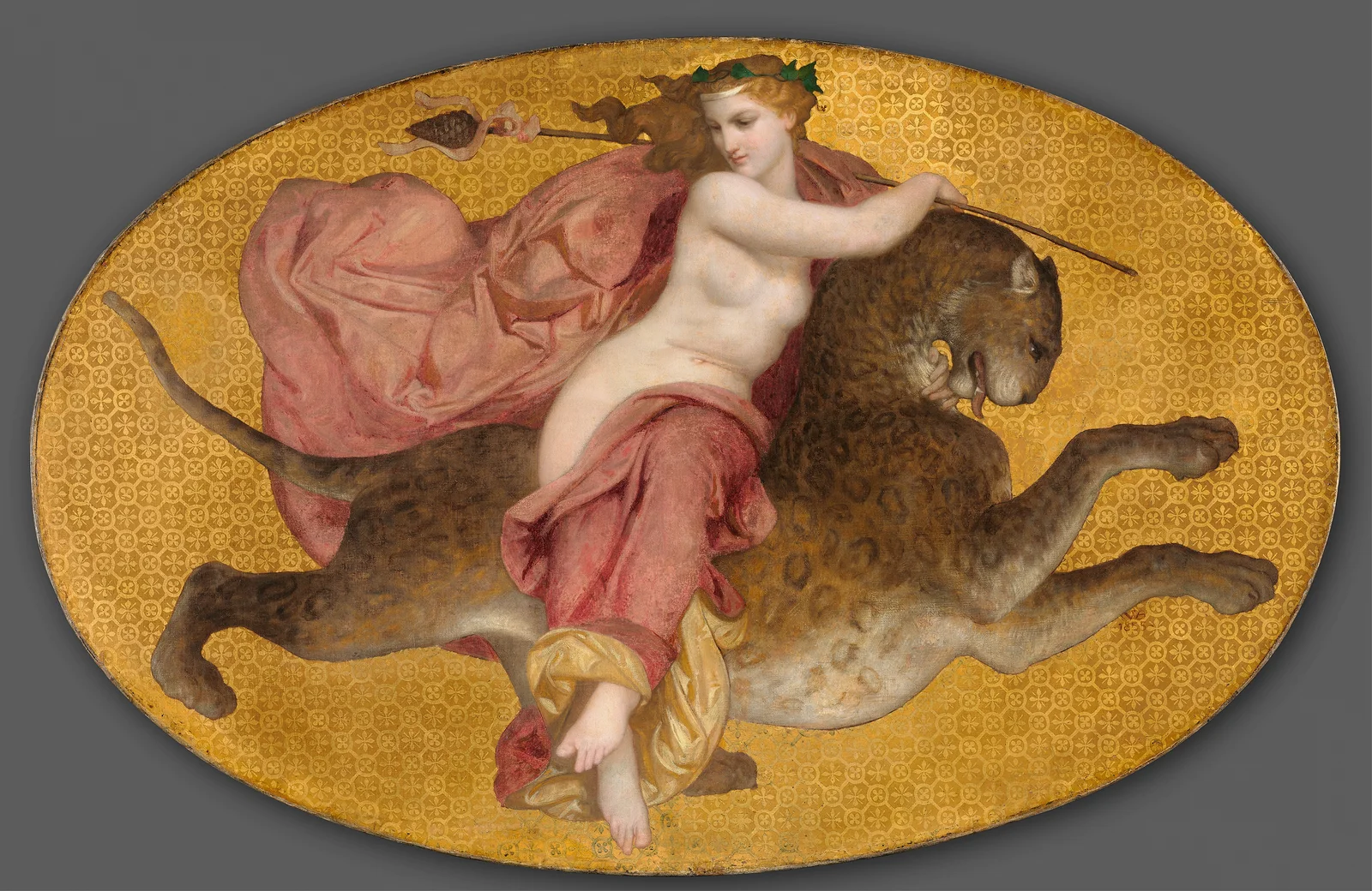 Bacchante on a Panther av William Bouguereau