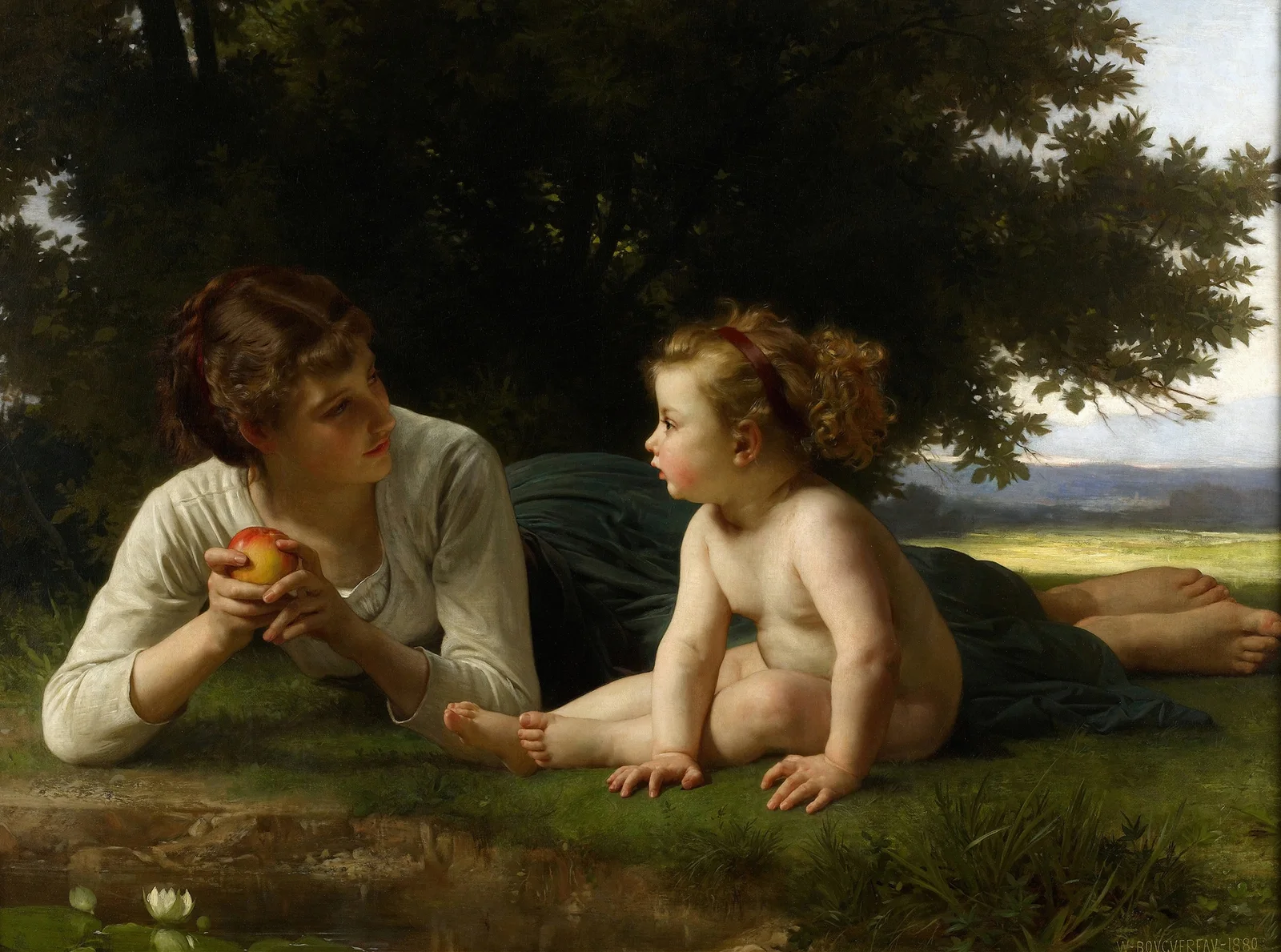 Temptation av William Bouguereau