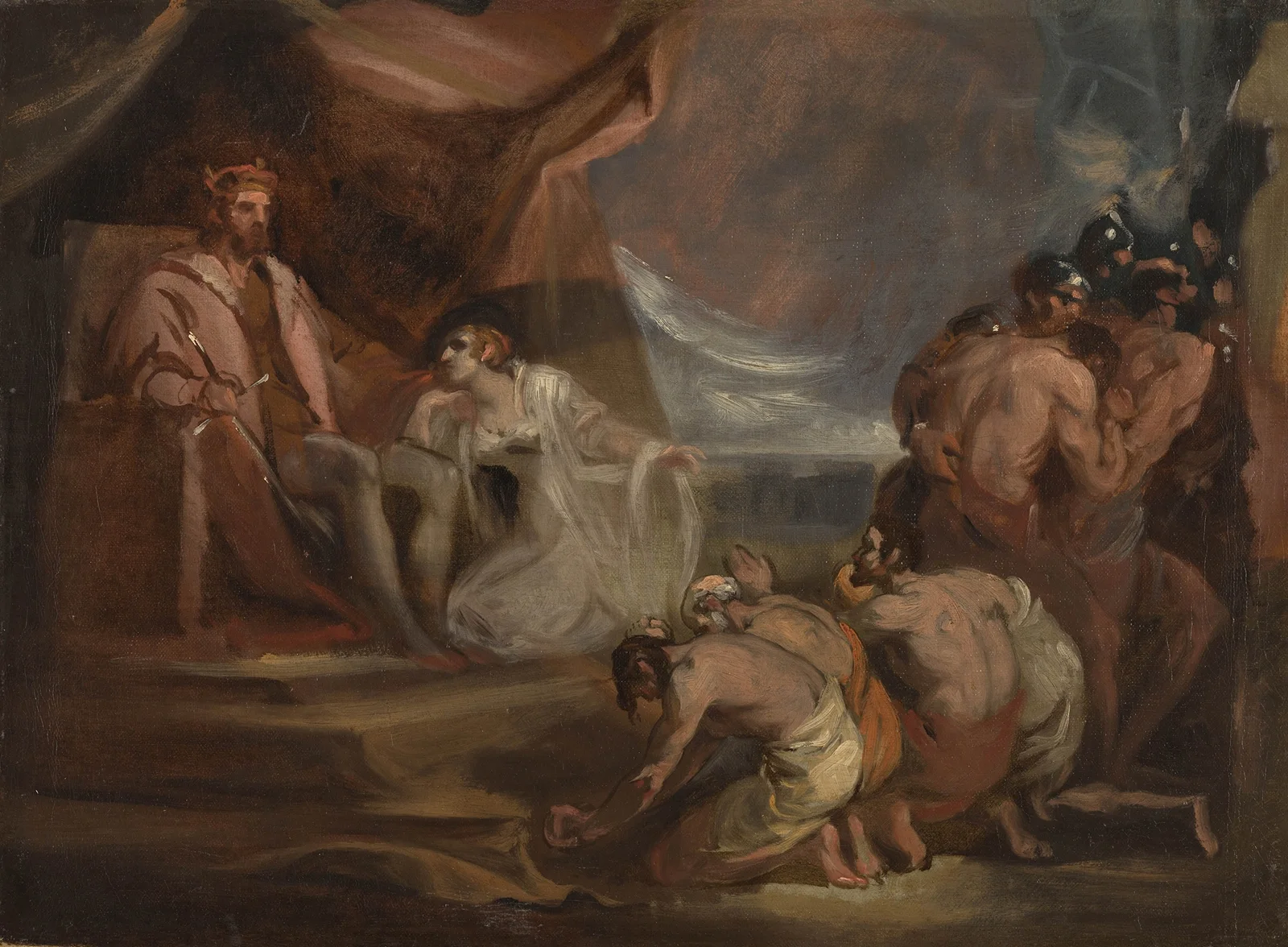 Esther and Ahasuerus av William Etty