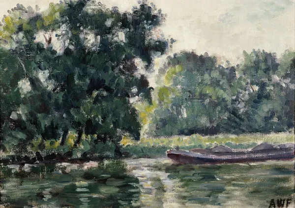 Richmond, a River Landscape av Alfred William Finch