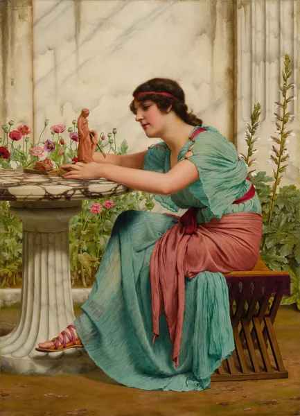 A Dilettante av John William Godward