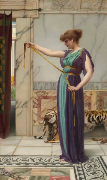 A Pompeian Lady av John William Godward