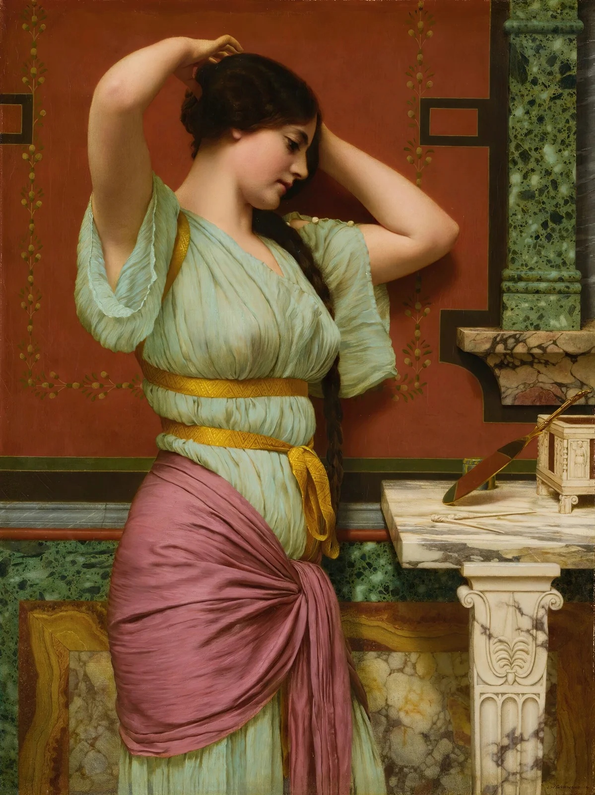 Julia av John William Godward
