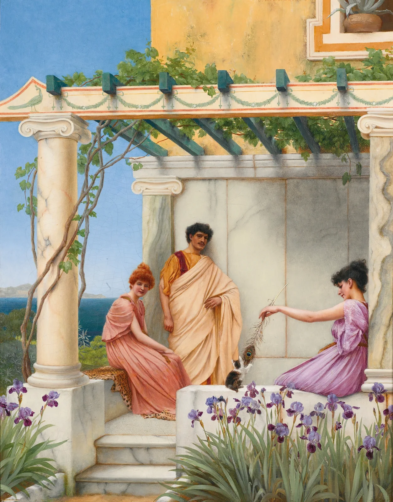 Playtime av John William Godward