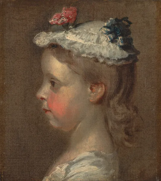 Study of a Girl’s Head av William Hogarth