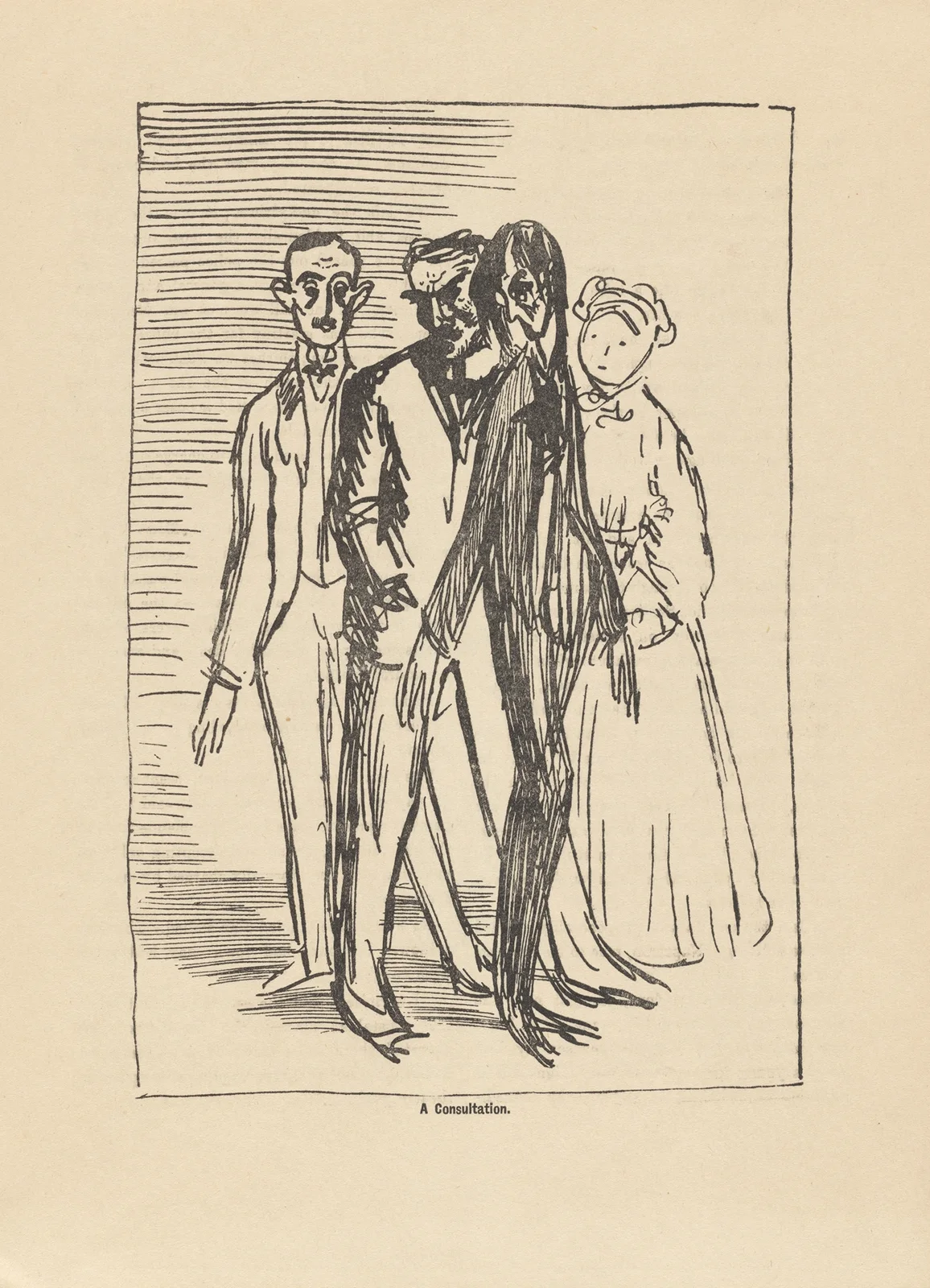A Consultation av William Orpen
