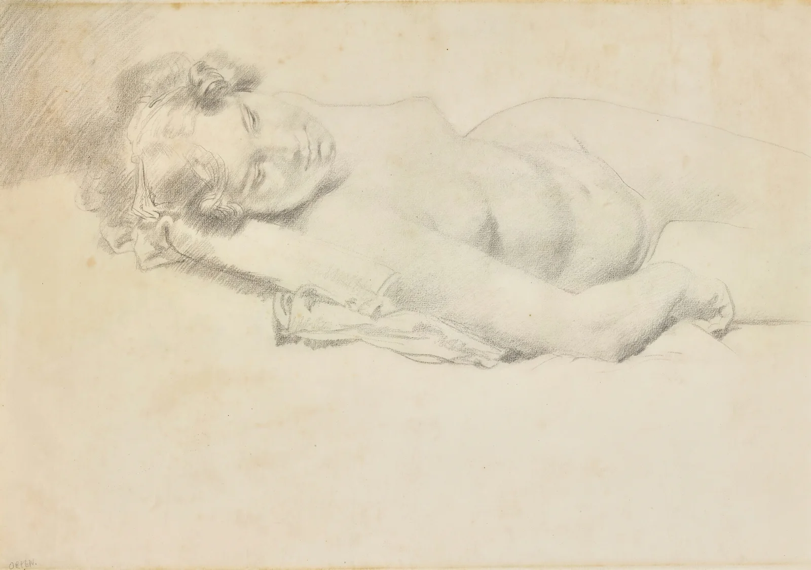 Reclining Nude av William Orpen