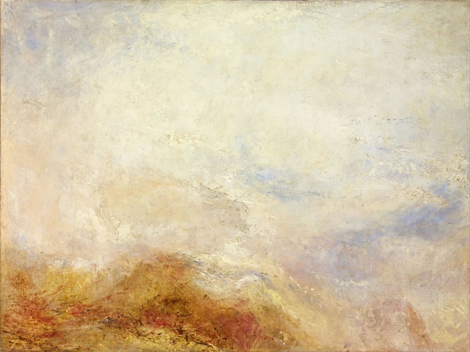 A mountain scene, Val d’Aosta av Joseph Mallord William Turner