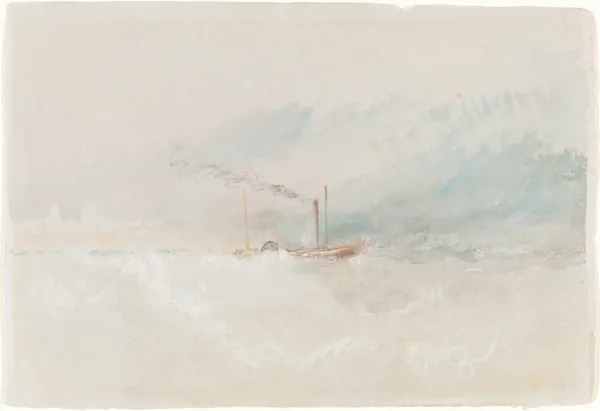 A Packet Boat off Dover av Joseph Mallord William Turner