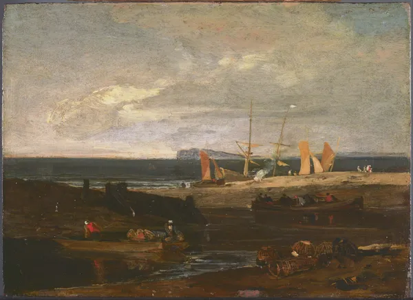 A Scene on the English Coast av Joseph Mallord William Turner
