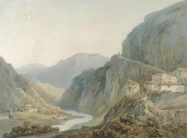 Ascent To The Cascade Of Terni av Joseph Mallord William Turner