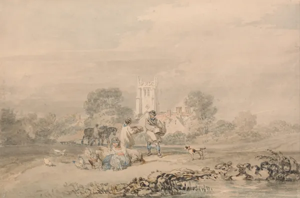 Autumn Sowing of the Grain av Joseph Mallord William Turner