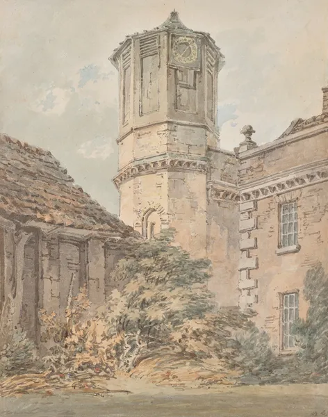Brooke House, Hackney, London; Dr Monro’s private Asylum av Joseph Mallord William Turner