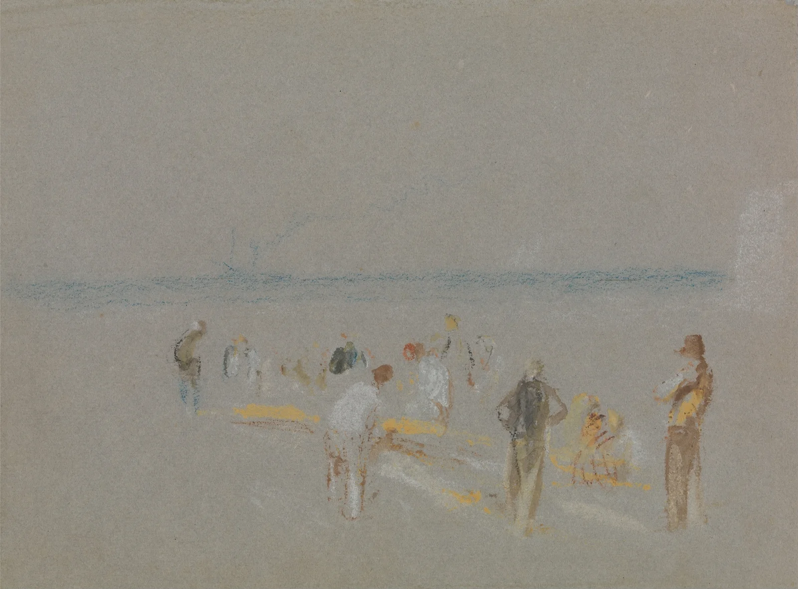Cricket on the Goodwin Sands av Joseph Mallord William Turner