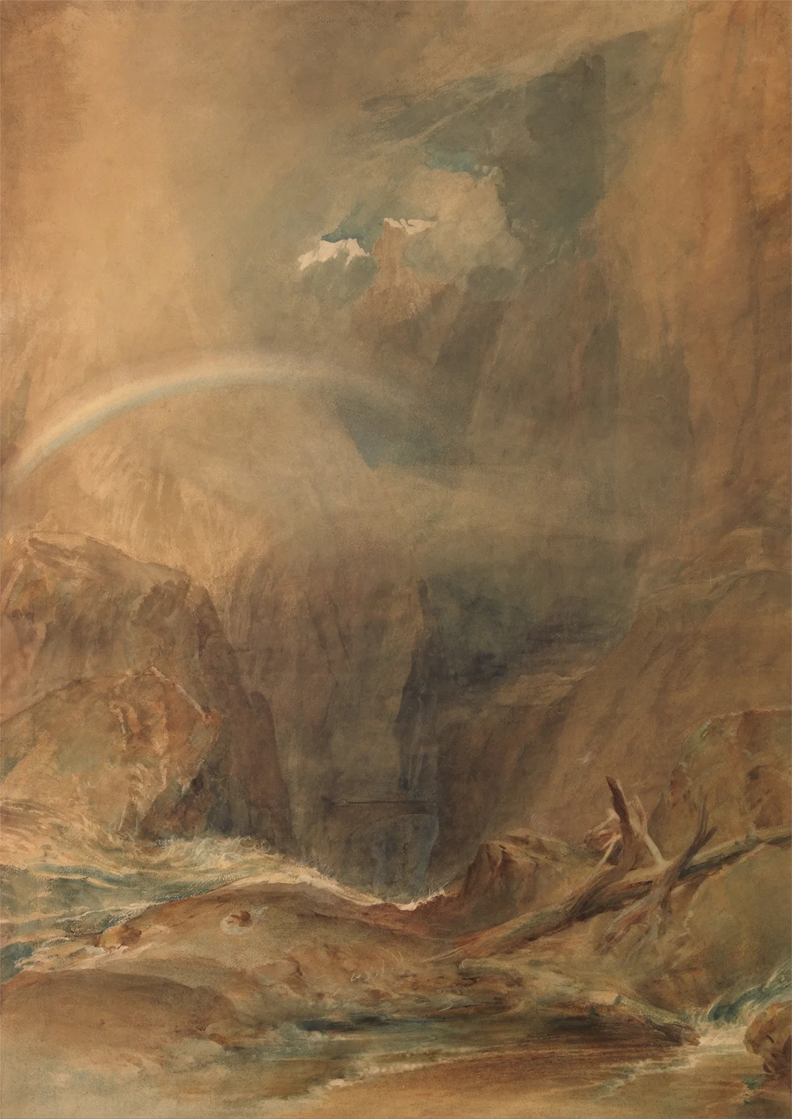 Devil’s Bridge, Saint Gotthard’s Pass av Joseph Mallord William Turner