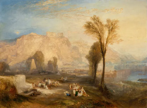 Ehrenbreitstein, or The Bright Stone of Honour and the Tomb of Marceau av Joseph Mallord William Turner