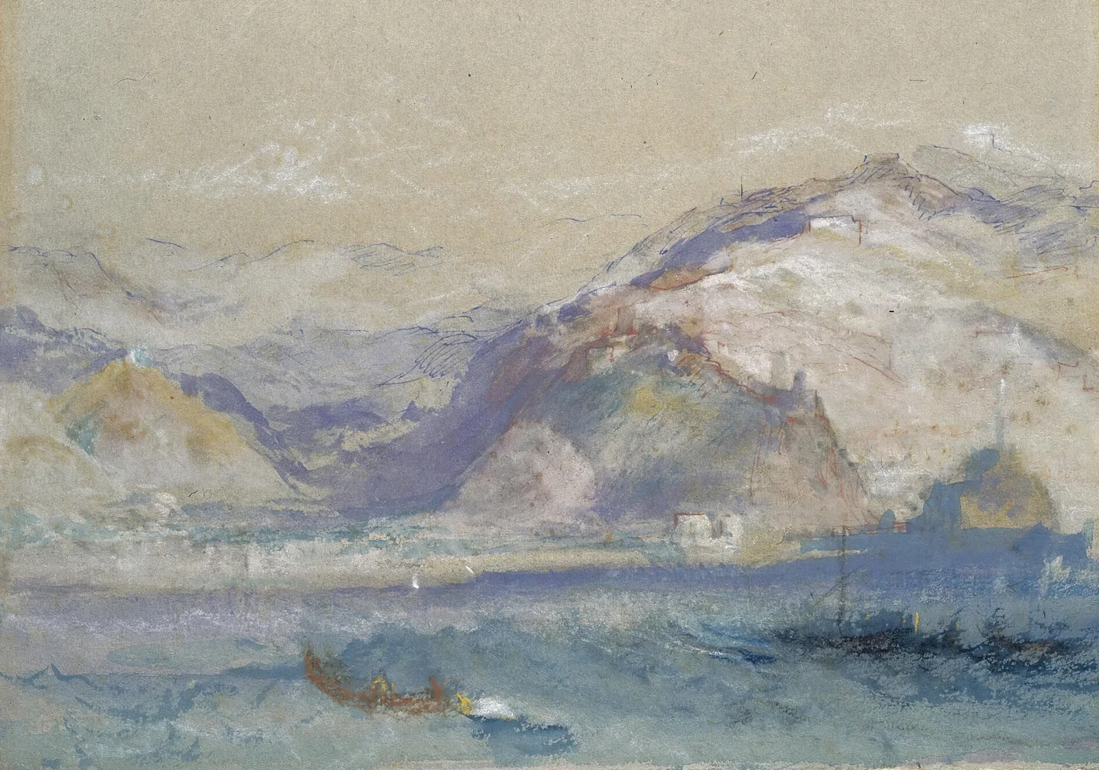 Genoa From The Sea av Joseph Mallord William Turner