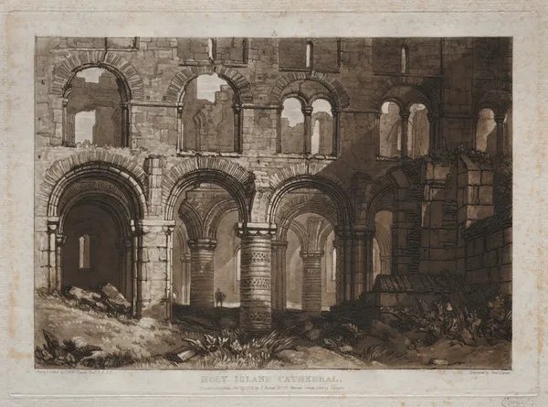 Holy Island Cathedral av Joseph Mallord William Turner
