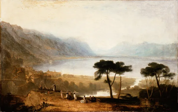Lake of Geneva from Montreux av Joseph Mallord William Turner