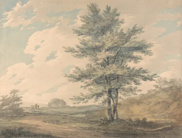 Landscape with Trees and Figures av Joseph Mallord William Turner