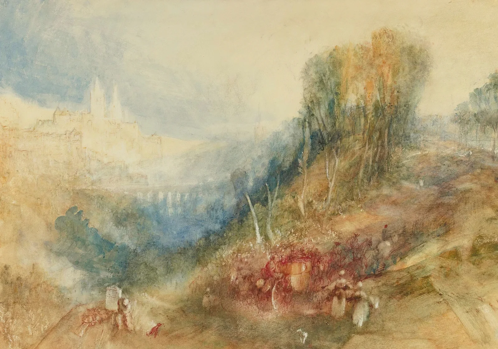 Lausanne From The West av Joseph Mallord William Turner