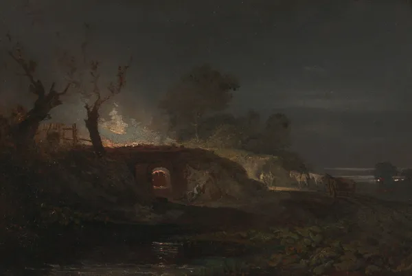 Limekiln at Coalbrookdale av Joseph Mallord William Turner