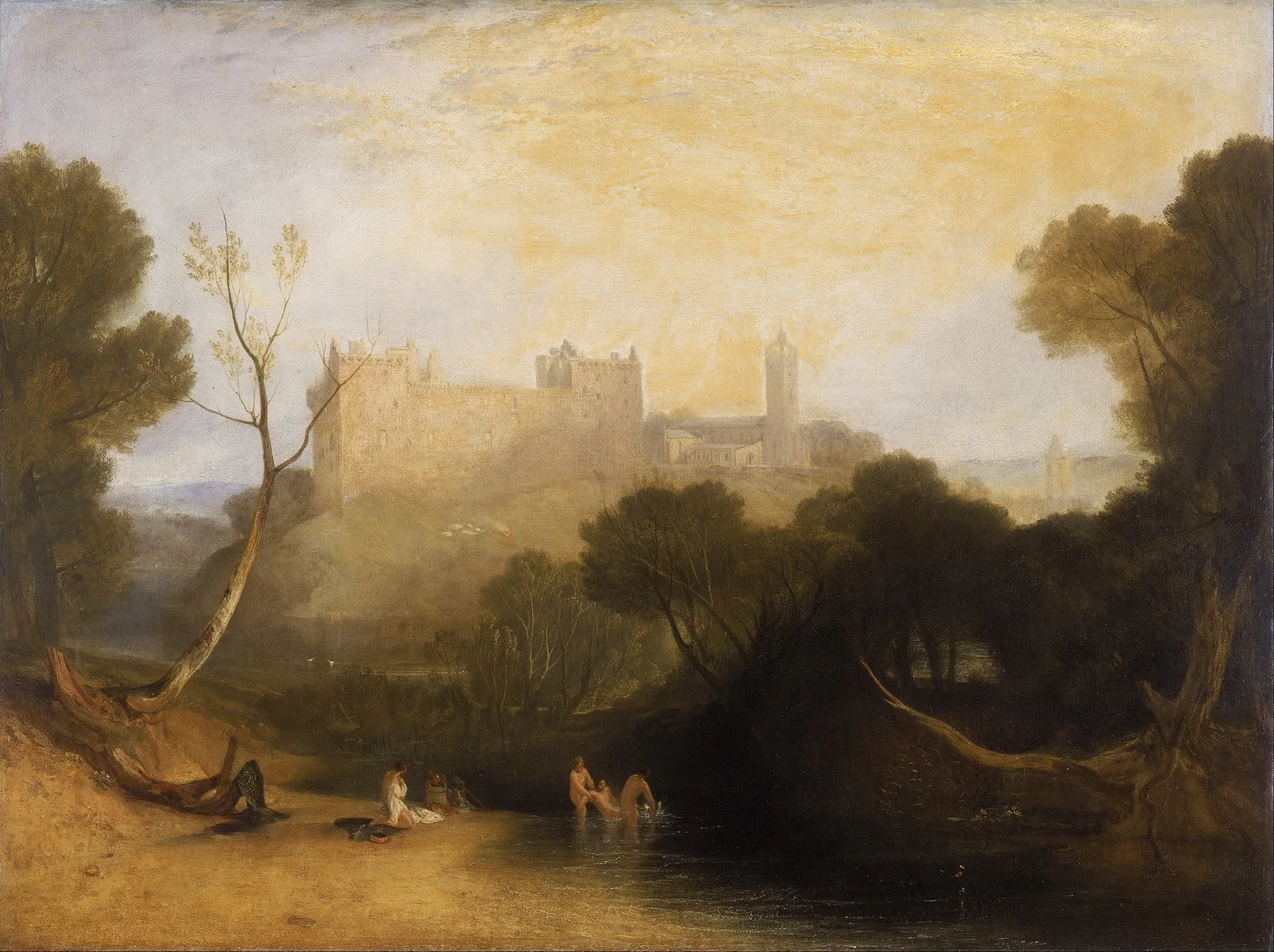 Linlithgow Palace av Joseph Mallord William Turner