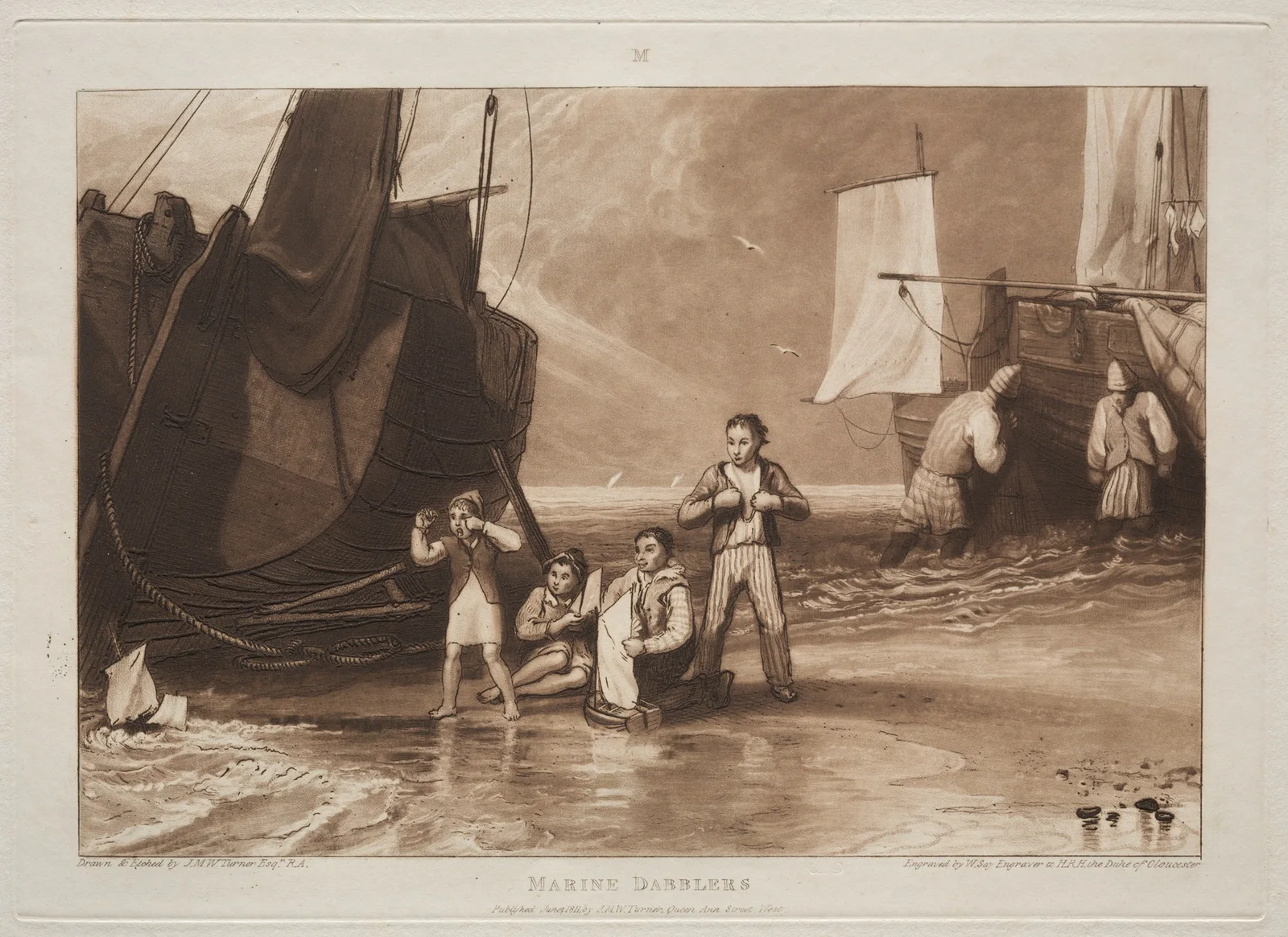 Marine Dabblers (19th century) av Joseph Mallord William Turner