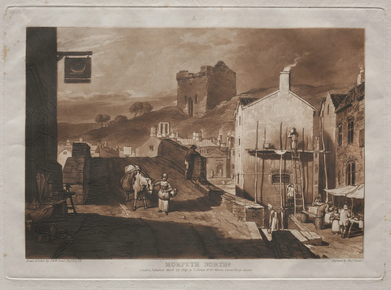 Morpeth North (19th century) av Joseph Mallord William Turner