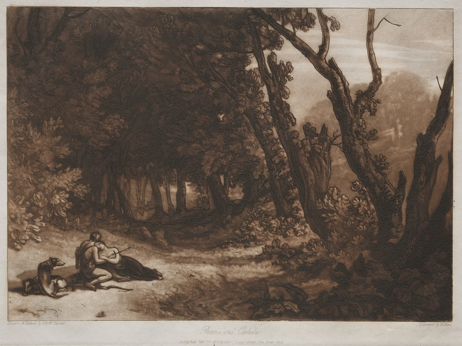 Procris and Cephalus (19th century) av Joseph Mallord William Turner