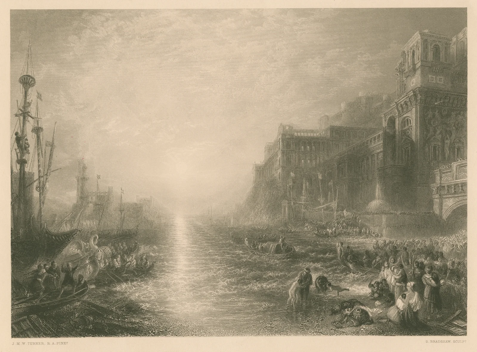 Regulus leaving Carthage av Joseph Mallord William Turner