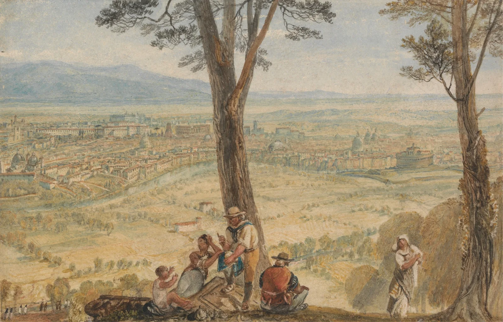 Rome from Monte Mario av Joseph Mallord William Turner