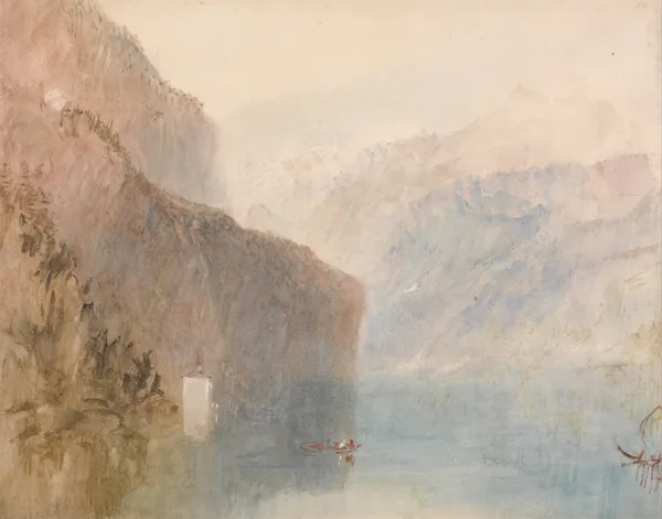 Tell’s Chapel, Lake Lucerne av Joseph Mallord William Turner