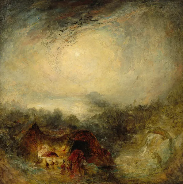 The Evening of the Deluge av Joseph Mallord William Turner