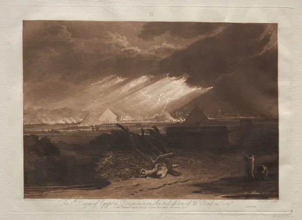 The Fifth Plague of Egypt – nr 1 av Joseph Mallord William Turner