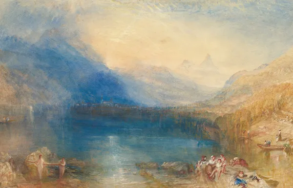 The Lake of Zug av Joseph Mallord William Turner