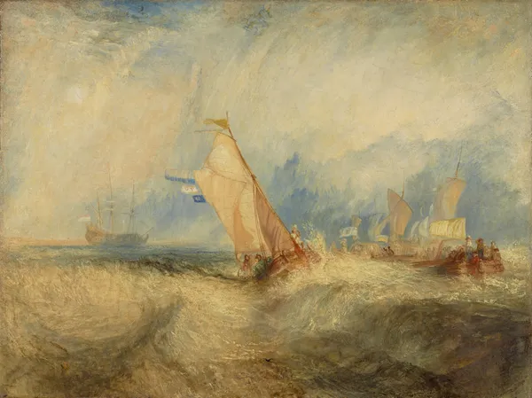 Van Tromp, Going About to Please His Masters av Joseph Mallord William Turner