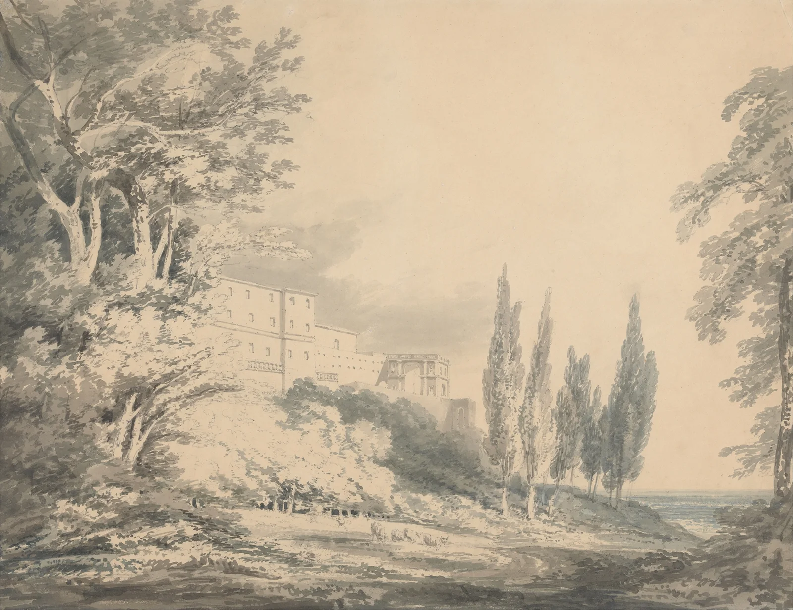 Villa d’Este av Joseph Mallord William Turner