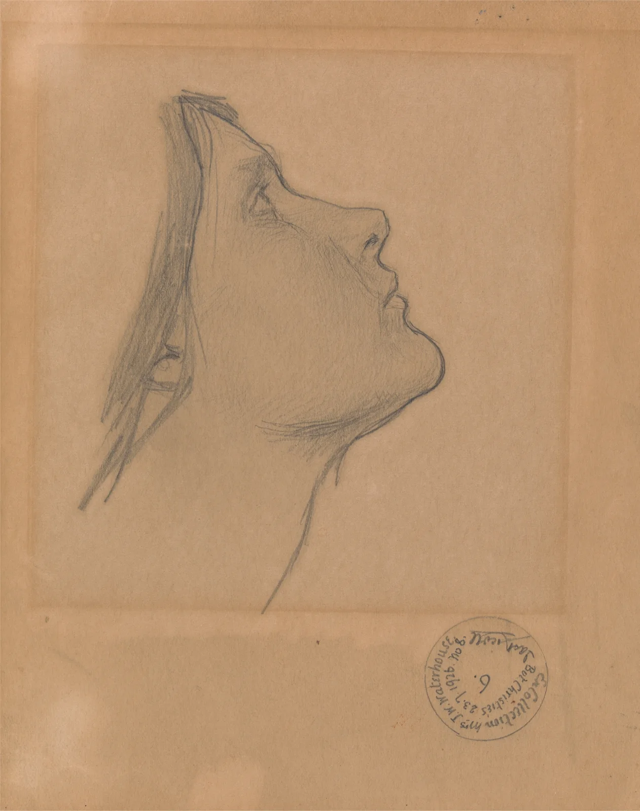 Study for ‘Lamia’ av John William Waterhouse
