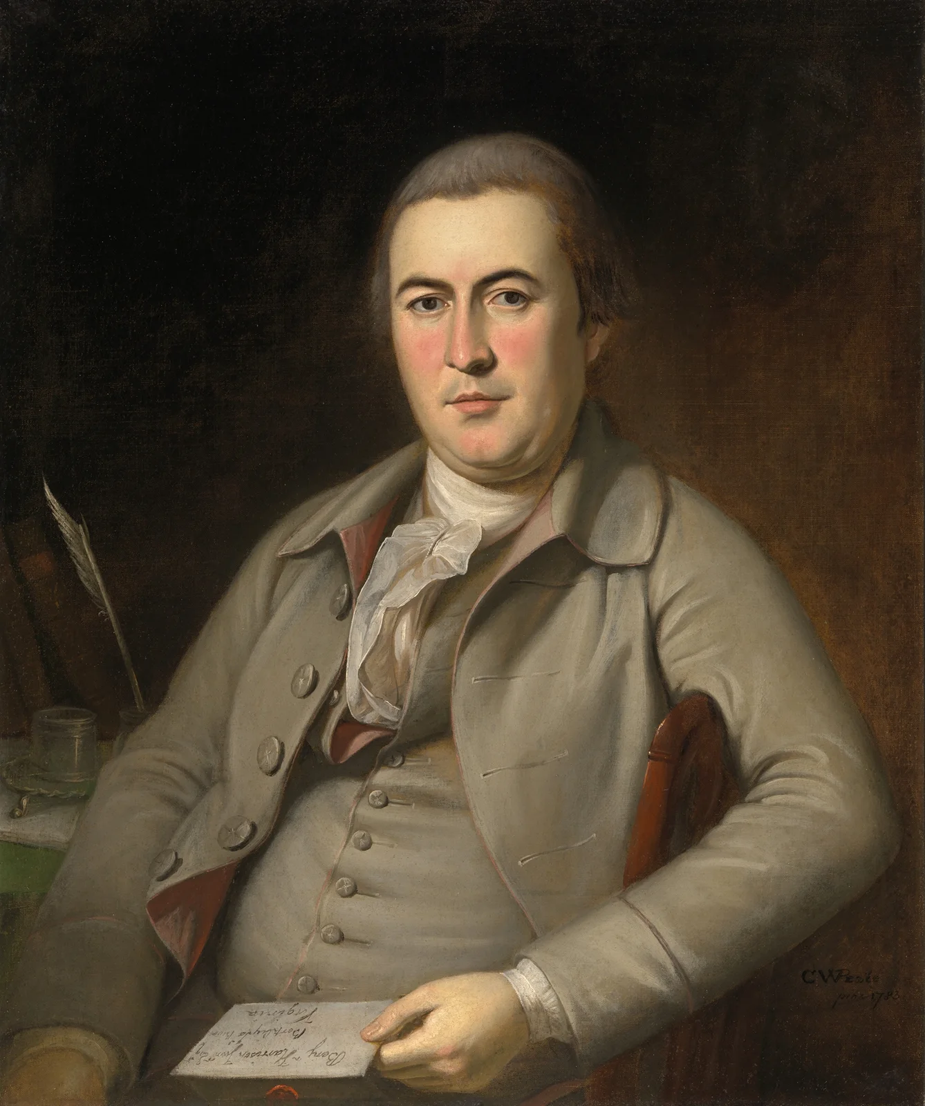 Benjamin Harrison, Sr. av Charles Willson Peale