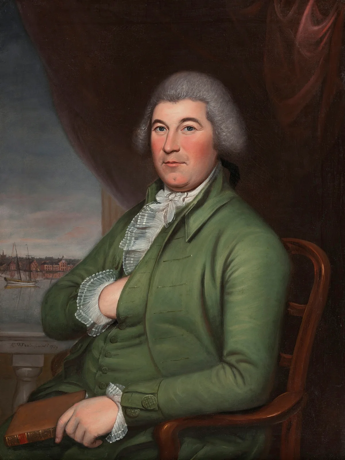 Christopher Hughes av Charles Willson Peale