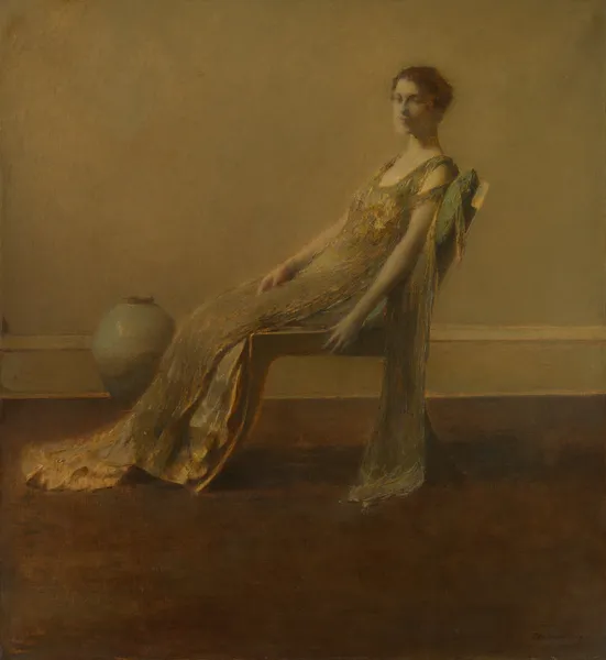 Green and Gold av Thomas Wilmer Dewing