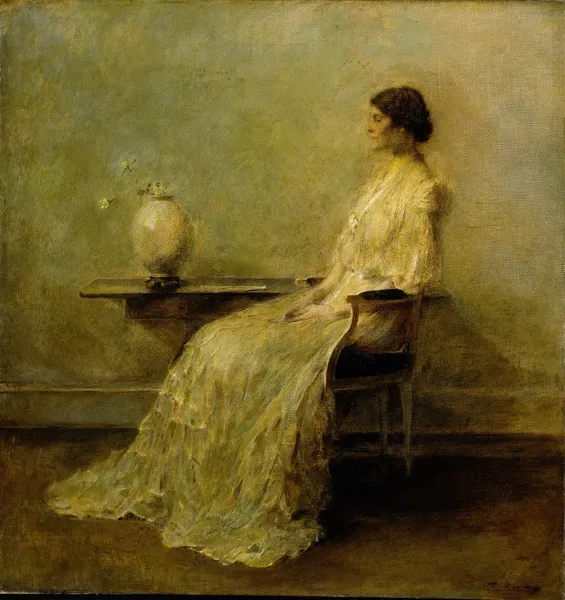 Lady in White (No. 2) av Thomas Wilmer Dewing
