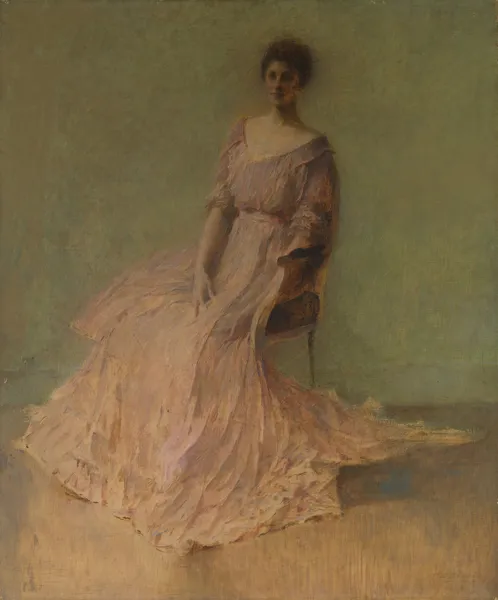 Lilac Dress av Thomas Wilmer Dewing