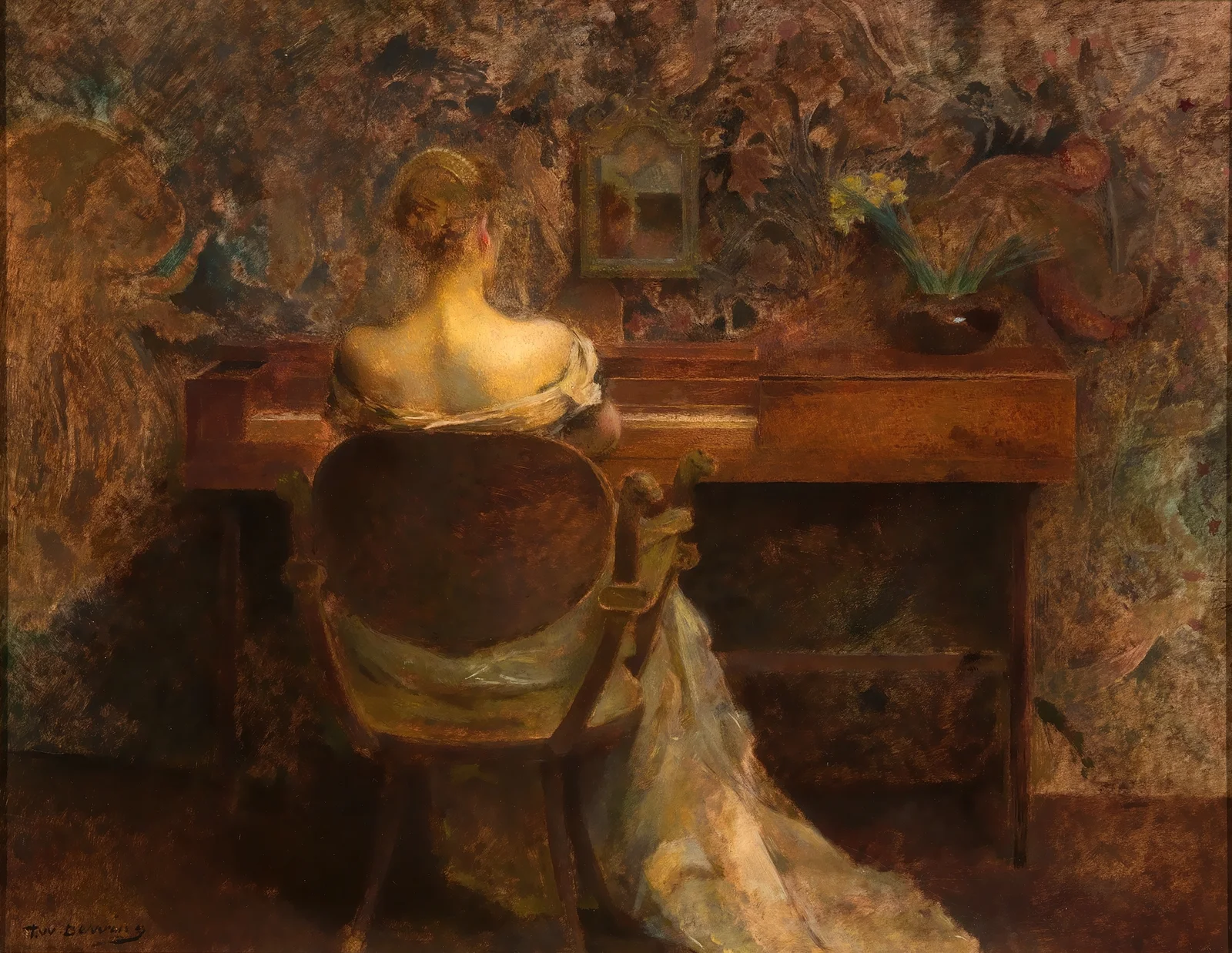 The Spinet av Thomas Wilmer Dewing